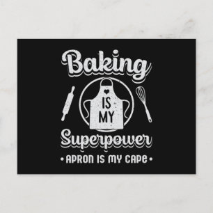 Postal Panadería Bake Baking Baker Superpower Cake Gift I