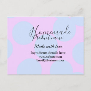 Postal Panadería casera hecha con amor agregar texto siti