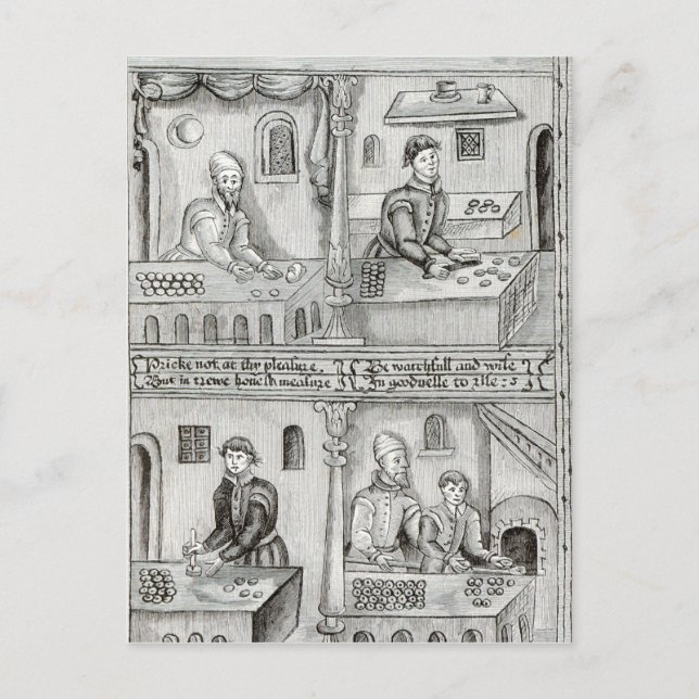 Postal Panaderos de York A.D., 1595-96 (Anverso)