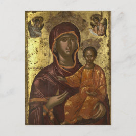 Postal Panagia Odigitria Icono cristiano ortodoxo