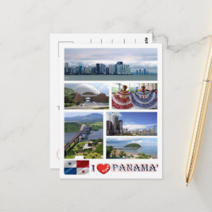 Postal Panamá - Amo -