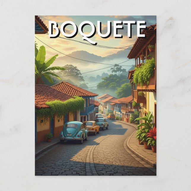 Postal Panama Boquete Viajes  (Anverso)