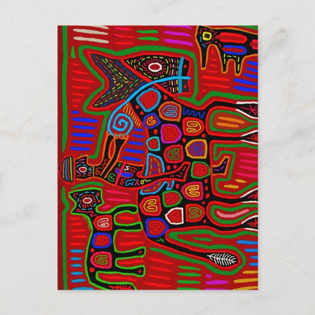 Postal Panama Mola - Salva un Caballo Monta un Vaquero (Anverso)