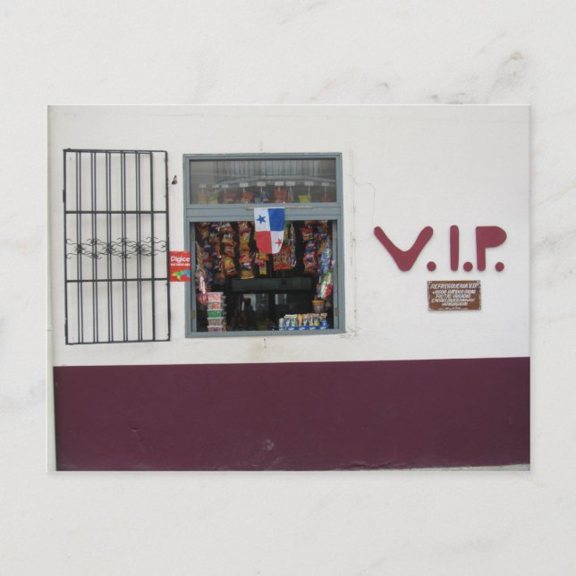 Postal panama v.i.p. (Anverso)