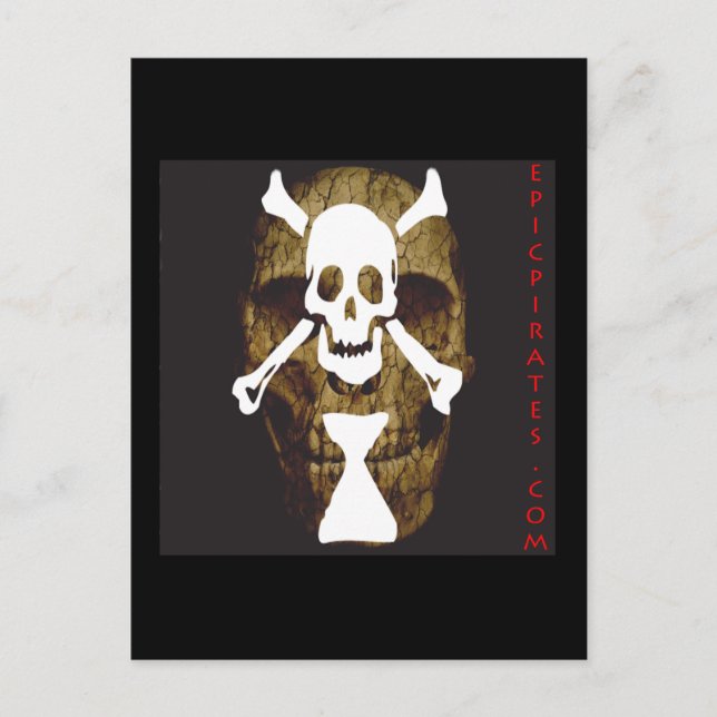 Postal Pancarta de los piratas épicos #10 (Anverso)