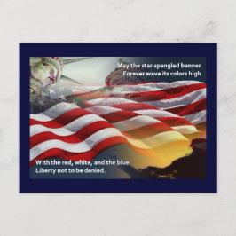 Postal Pancarta Estrella de la Libertad