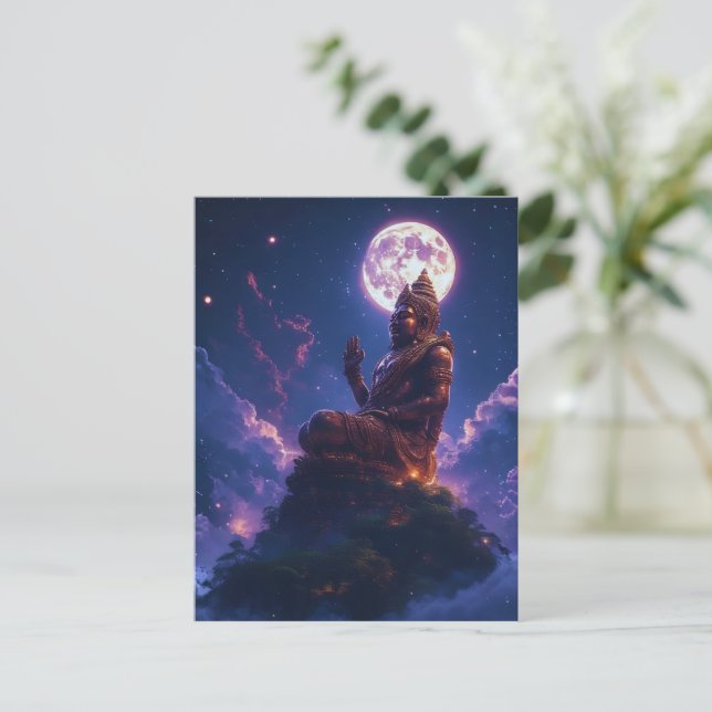 Postal Pancer Jagat (Center of the Universe/World) (Anverso de pie)