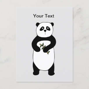 Postal Panda Bear Post Card