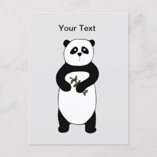 Postal Panda Bear Post Card