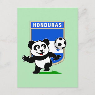 Postal Panda de fútbol de Honduras