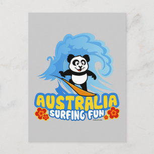Postal Panda de Surfing de Australia