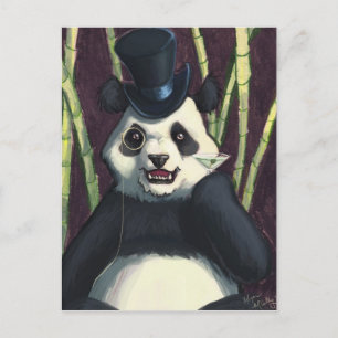 Postal Panda elegante