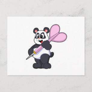 Postal Panda en Darts con Dart
