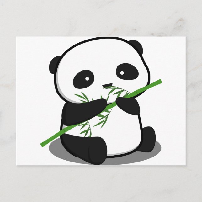 Postal Panda linda (Anverso)