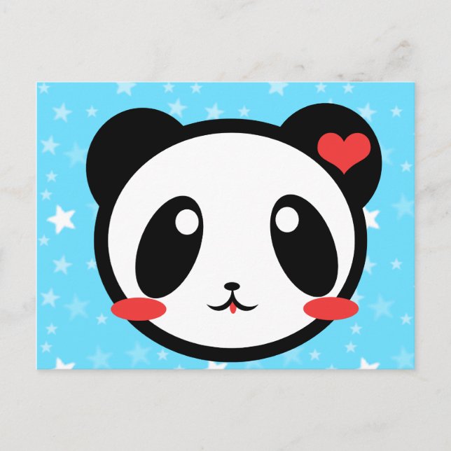 Postal ¡Panda Luv! (Anverso)