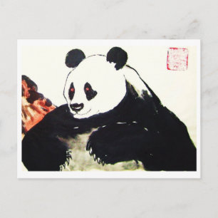 Postal Panda Nr.29 * Panda-Postkarte * Panda-Art-Postcard