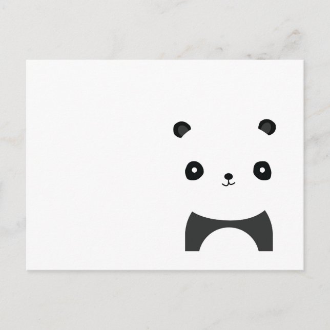 Postal Panda pacífico (Anverso)