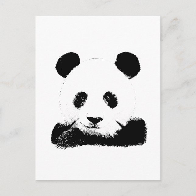 Postal Panda Peeks Out (Anverso)