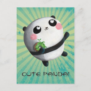 Postal Panda redondo