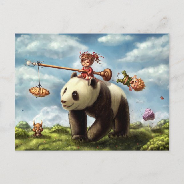 Postal Panda Ride (Anverso)