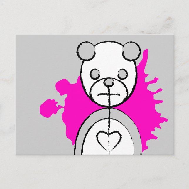 Postal panda splatz. (Anverso)