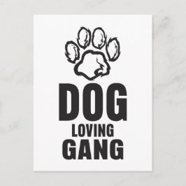 Postal Pandilla de amor de perro