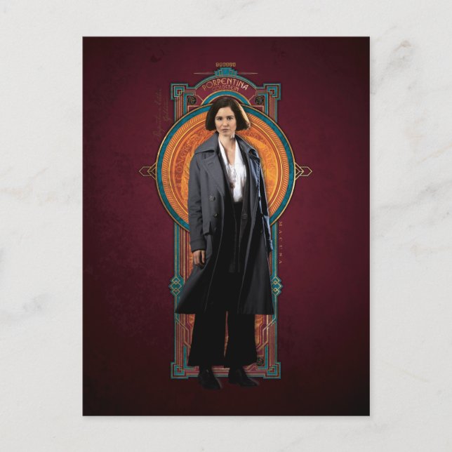 Postal Panel Art Deco de PORTENTINA GOLDSTEIN™ (Anverso)