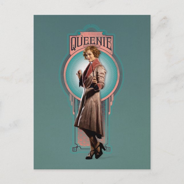 Postal Panel Art Deco de QUEENIE GOLDSTEIN™ (Anverso)