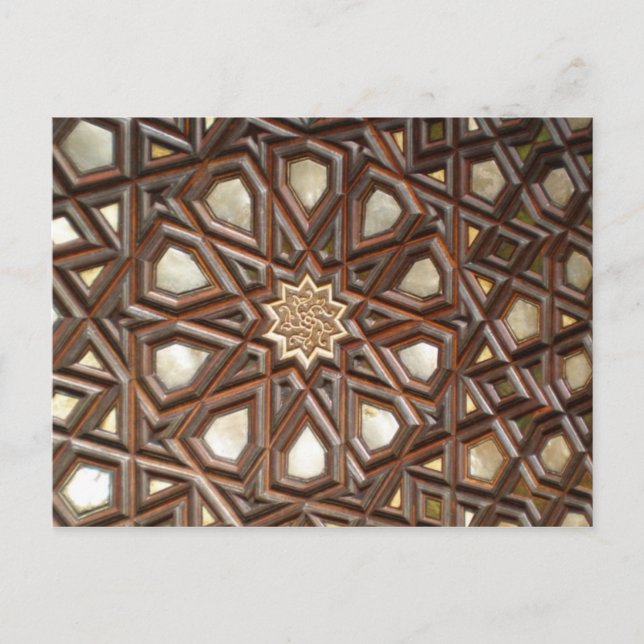 Postal panel de madera (Anverso)