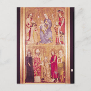 Postal Panel de votación Arzobispo Jan Ocko de Vlasim