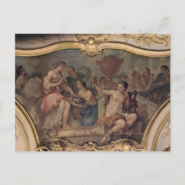 Postal Panel decorativo del Salón Oval (Anverso)