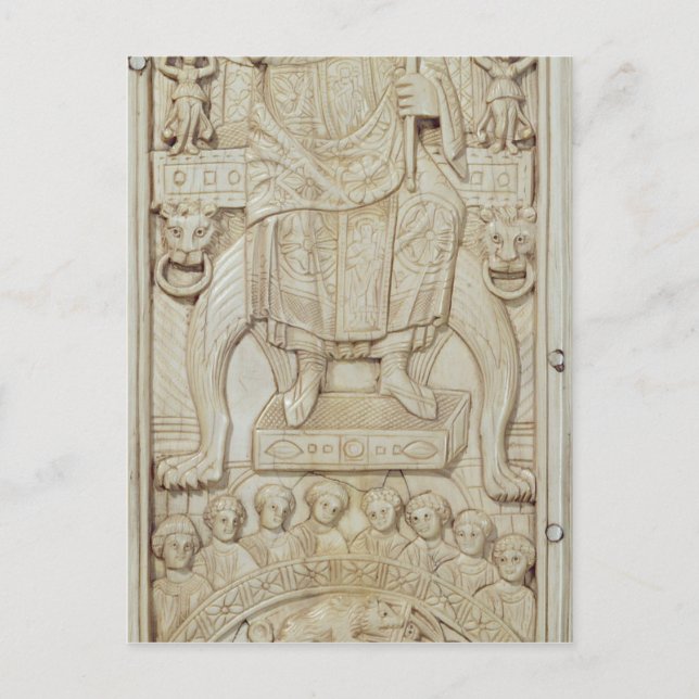 Postal Panel del Diptych of Consul Areobindus (Anverso)