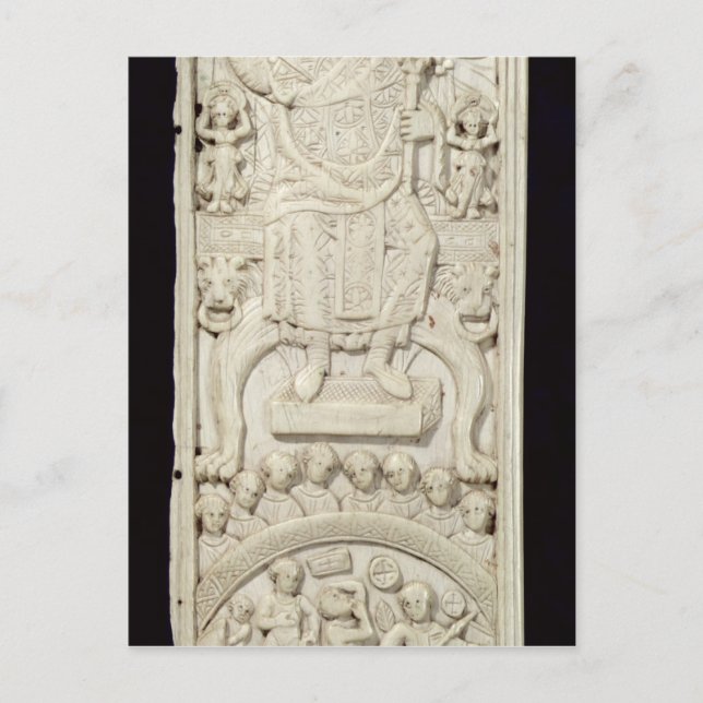 Postal Panel del Diptych of Consul Areobindus (Anverso)
