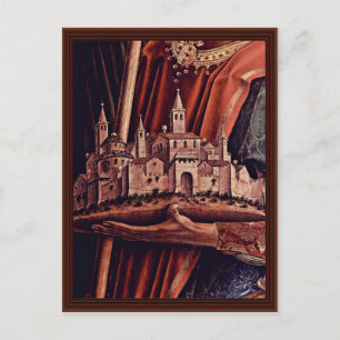 Postal Panel derecho del tríptico de alquitrán