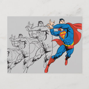Postal Paneles cómicos de Superman