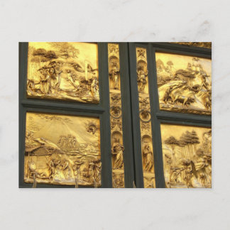 Postal Paneles dorados Florencia