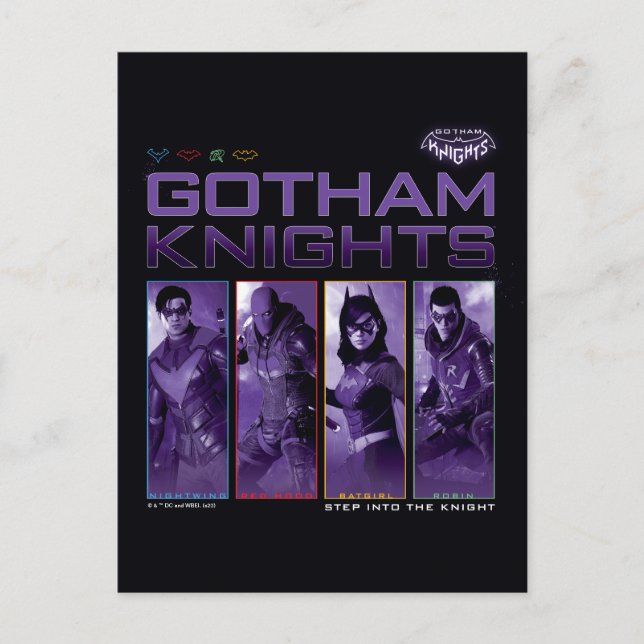 Postal Paneles Héroes de Gotham Knights (Anverso)