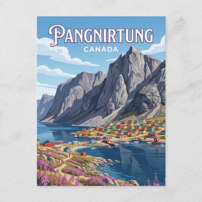 Postal Pangnirtung Canadá (Anverso)