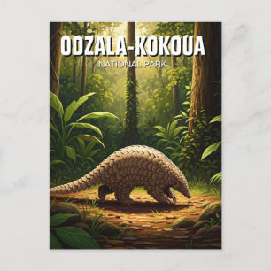 Postal Pangolin en el Parque Nacional Odzala-Kokoua Congo