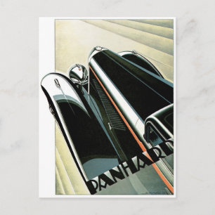 Postal Panhard Automobile Vintage