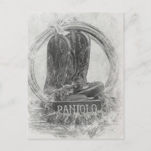 Postal Paniolo hawaiano