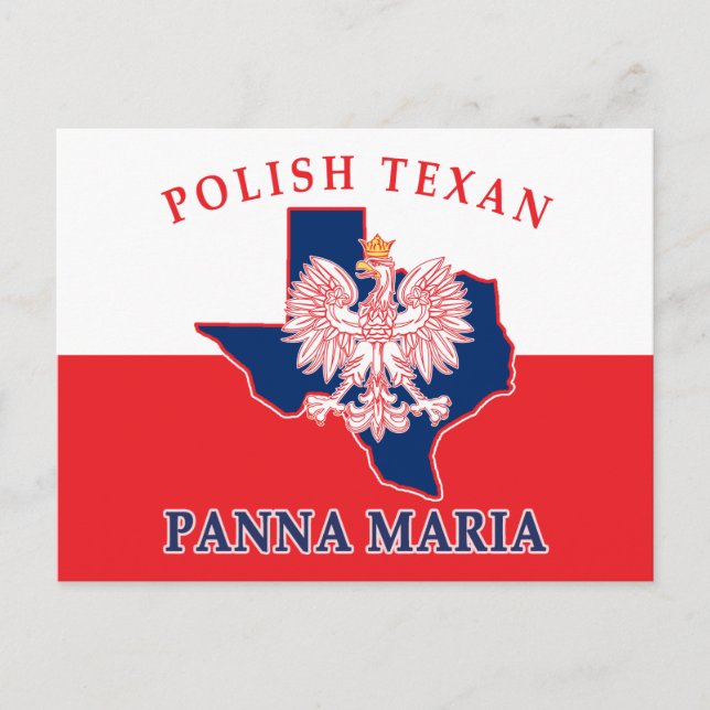 Postal Panna Maria Poland Texan (Anverso)