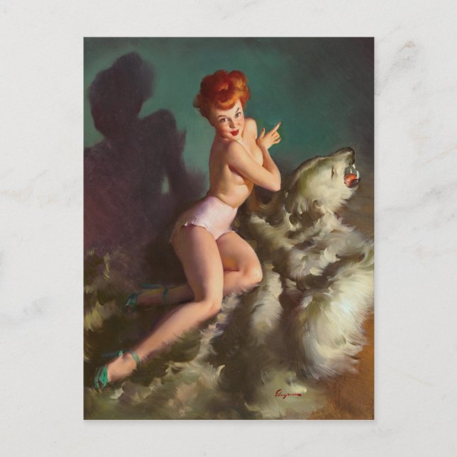 Postal Pañón de piel de oso arriba (Anverso)