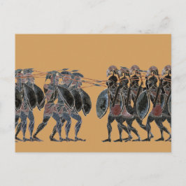 Postal Panoply - Antigua línea de batalla griega hoplite