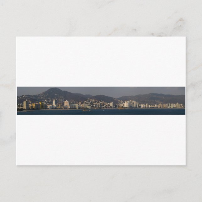 Postal Panorama Acapulco 4 (Anverso)