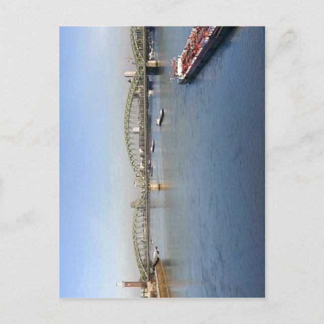 Postal Panorama Colonia, Alemania. Vista de Deutzer Br?c (Anverso)