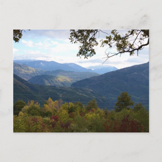 Postal Panorama de Calabria (Anverso)