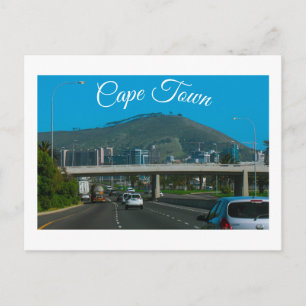 Postal Panorama de Ciudad del Cabo Montaña de la Mesa Col