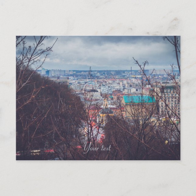 Postal Panorama de Kiev (Anverso)