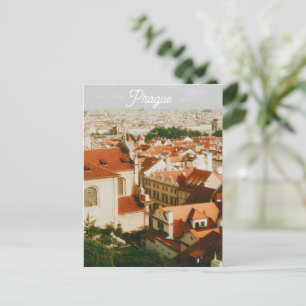 Postal Panorama de la ciudad de Praga Recuerdo